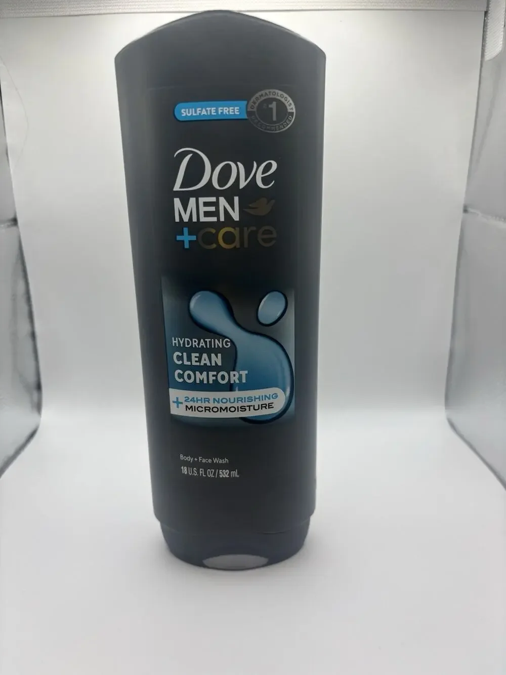 DOVE MEN +CARE | CLEAN COMFORT Hydrating Body+Face Wash 24hr Micromoisture 18oz